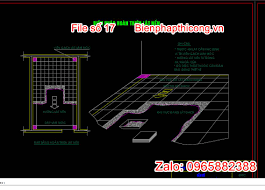 Bản vẽ biện pháp thi công lát gạch nền nhà dân dụng cad