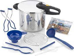Zavor Duo 10 Piece Pressure Canner Set 10 Qt Pressure Cooker With Complete Canning Kit And 2 Pressure Canner Canning Kit Canning Rack