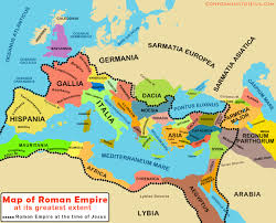 Map Of Roman Empire At The Time Of Jesus At Its Greatest