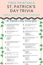 Try your luck with this st. St Patrick S Day Trivia Worksheet Education Com St Patrick S Day Trivia St Patrick S Day Quiz Trivia