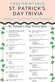 Patrick's day is not green. St Patrick S Day Trivia Worksheet Education Com St Patrick S Day Trivia St Patrick S Day Quiz Trivia