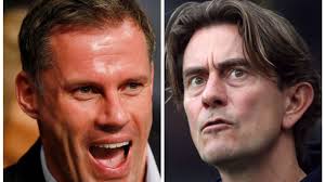 Frank boltrer sig i Sky Sports-studiet: 'Come on, Jamie'