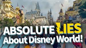 Disney parks and cruise ships. 10 Complete Lies People Believe About Disney World Youtube