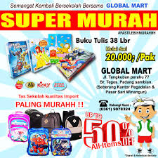 Global Mart Solusi Belanja Alat Tulis Kantor Sekolah Terlengkap Termurahh Sekolah Buku Tulis Buku