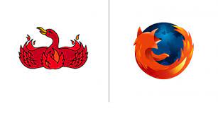 What 20 Top Companies Logos Looked Like Before They Were Famous Famous Logos Firefox Logo Logo Design