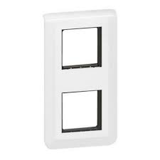 Plaque De Finition Support Legrand Mosaic 2 Postes Blanc Vertical Castorama