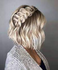 Side Accent Braid Braids For Short Hair Hair Styles Easy Hairstyles For Medium Hair