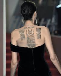 Angelina jolie is a famous actress with a serious love for tattoos, she's regularly featured in celebrity news magazines and websites with one of her new tattoo designs. Angelina Jolie Tattoos Wild Country Fine Arts