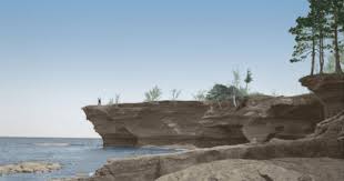 Port Austin Mi Turnip Rock Point Aux Barques Port Austin Michigan 1964 Port Austin Places To Go Michigan
