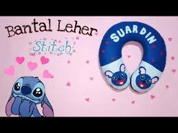 Cara Membuat Bantal Leher Dari Kain Flanel Stitch Youtube