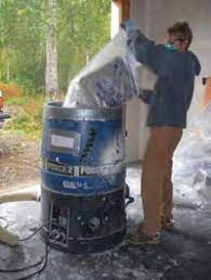 Blowing Insulation An Easy Diy Project With A Huge Payback Green Building Elements Diy Insulation Blown In Insulation Insulation