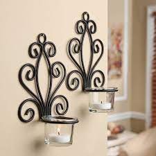 Still, they can be a nice and functional addition to many interior designs, don't you agree? Mainstays Scroll Wall Sconce Candleholders Set Of 2 Walmart Com Walmart Com