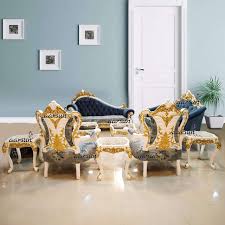 The ornamental nature of traditional furniture alone can give any room a palatial feel. Victorian Style Sofa Set Yt 163