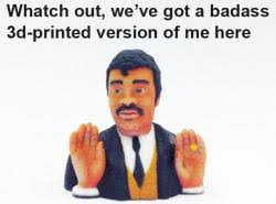 Neil Degrasse Tyson Meme Badass 3d Models Stlfinder