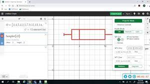We as a statistical community have recreate your desmos box plot, but this time exclude outiers insert box plot here 1. Creating A Boxplot Using Desmos Youtube