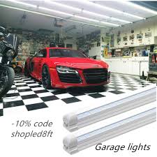 4pcs Led Garage Lights In 2020 Led Tube Light Led Garage Lights Garage Lighting