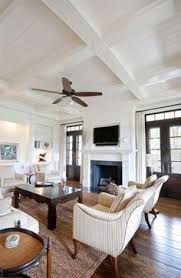 It looks that way if you are starting, nonetheless, it gets easier as you retain doing it. Ceilings On Pinterest Wood Ceilings Tray Ceilings And Exposed Beams Home Remodeling White Beams Ceiling Interior Remodel