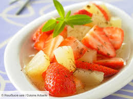 Salade De Fraises Et Ananas Facile Decouvrez Les Recettes De Cuisine Actuelle
