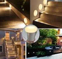 IP67 1W LED Underground Light Ground Garden Path Stair Floor Lamp Outdoor  Yard Buried Lamp Inground Deck Landscape Light 12-24V - AliExpress