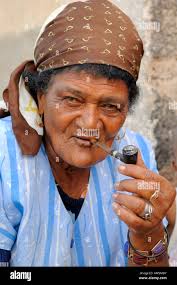 Le Cap Vert, l'île de Santo Antao, portrait dans les rues de Ponta do Sol  Photo Stock