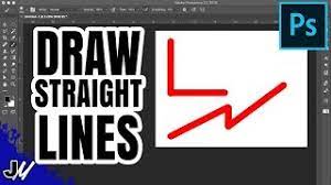 A shape with 4 straight lines in which there are 2 parallel and 2 unparallel lines is called a trapezium. How To Draw Straight Lines In Photoshop Youtube