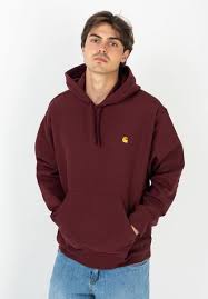 Shop cool personalized pull a capuche vert with unbelievable discounts. Hooded American Script Carhartt Wip Sweats A Capuche En Bordeaux Pour Homme Titus