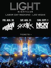 Labor Day Weekend At Light Nightclub At Mandalay Bay Las Vegas Weekend Night Club Nightclub Lighting