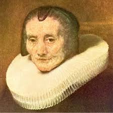 MARGARETHA DE GEER, 1661, REMBRANDT Original Vintage Fine Art Print USA  Printed Prints