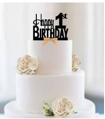 Here are some such cake ideas for you: Cakesupplyshop Item 001grct 1st Birthday Anniversary Cheers Soft Gold Glitter Sparkle Elegant Cake Decoration Topper