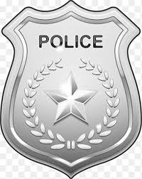 Use curved lines to trace the irregular rounded shape of the eyes, as well as the eyelids, nose, and smiling mouth. Police Badge Png Images Pngegg