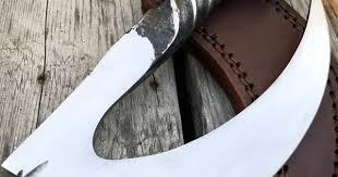 Hand Forged Railroad Spike Carbon Hunting Gut Hook Claw Knife Fixed Blade Case Megaknife Knife Hand Forged Knife Knife Making