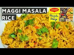maggi masala rice recipe rice using maggi masala unique recipe of rice masala rice recipe youtube