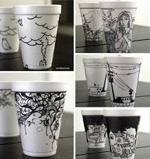 Sharpie Paper Cup Ideas Google Search Porzellanmalerei Kreativ Kunst