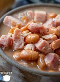 Decreasing the fluid significantly will bring down the ham and beans level in the pot considerably. Slow Cooker Soup Beans And Ham Video The Country Cook