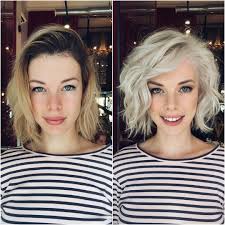 химическая завивка на короткие волосы фото до и после Do I Posle Parikmaherskie Ryabchik Ryabchik Moscow Foto I Video V Instagram Messy Bob Hairstyles Blonde Hair Transformations Messy Short Hair