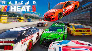 Arca sim racing x 4. Nascar Heat 5 Crash And Fail Compilation Youtube