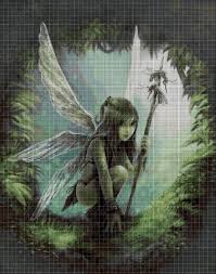 Forest Fairy Cross Stitch Pattern In Pdf Dmc Unicorn Cross Stitch Pattern Cross Stitch Patterns Disney Cross Stitch Patterns