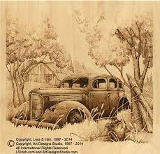 Pyrography Contrasting Tonal Values By Lora Irish Classic Carving Patterns
