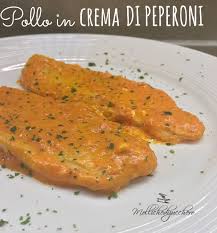 Ma possiamo sempre risolvere con creme fredde, a base di verdure di stagione, come in questo caso di peperoni. Pollo In Crema Di Peperoni Mollichedizucchero