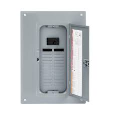 Fuses, breakers & panel boxes. Square D Qo 100 Amp 24 Space 34 Circuit Indoor Main Breaker Plug On Neutral Load Center With Cover Qo124m100pc The Home Depot
