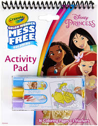 Express yourself and have fun with these disney, girls coloring printables. Amazon Com Crayola Color Wonder Disney Princess Coloring Activity Pad Mess Free Coloring Gift For Kids Age 3 4 5 6 Multi Toys Games