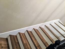 Custom Stair Skirt Created By Thomas Lease Stairs Skirting Diy Stairs Stair Skirt Board