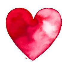 Red Watercolor Painted Heart Painted Hearts Watercolor Heart Heart Wallpaper