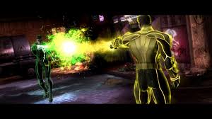 Injustice Gods Among Us Green Lantern V Yellow Lantern Green Lantern Hal Jordan Yellow Lantern Green Lantern