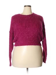 details about nwt charlotte russe women purple pullover sweater 3 x plus