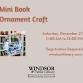 Mini Book Ornament Craft - Windsor Public Library, 323 Broad St Event Image
