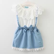 Girls Blue And White Denim Dress Adorable Girls Dress Easy Pick For Everyday Or Dress Up Department Name Children Item Kids Dress Kids Outfits Girl Outfits