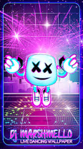 Marshmello in under 5 minutes. Dj Marshmello Live Dancing Wallpaper Neon 1020x1817 Wallpaper Teahub Io