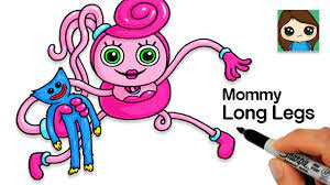 How to Draw Mommy Long Legs Spider | Poppy Playtime - YouTube