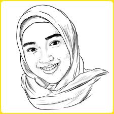 Vidio viral tiktok cewe hijab hitam подробнее. 99 Sketsa Gambar Kartun Keren Lucu Paling Mudah Dibuat